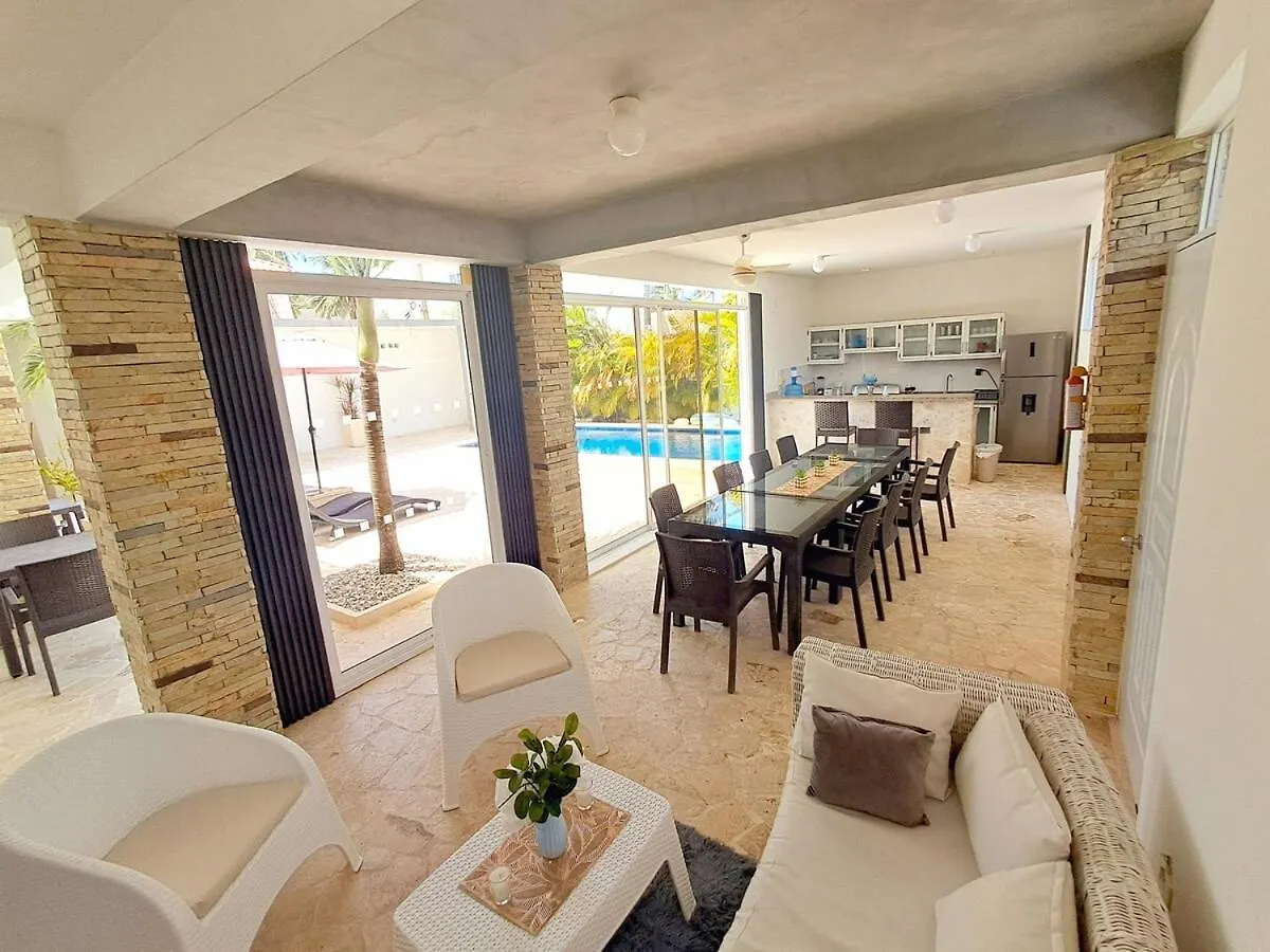Beachside Villa Cabarete With Private Pool